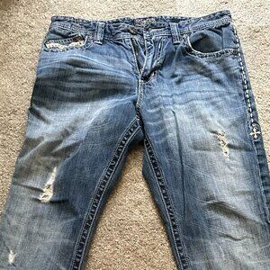 Affliction Buckle Jeans 32 Regular